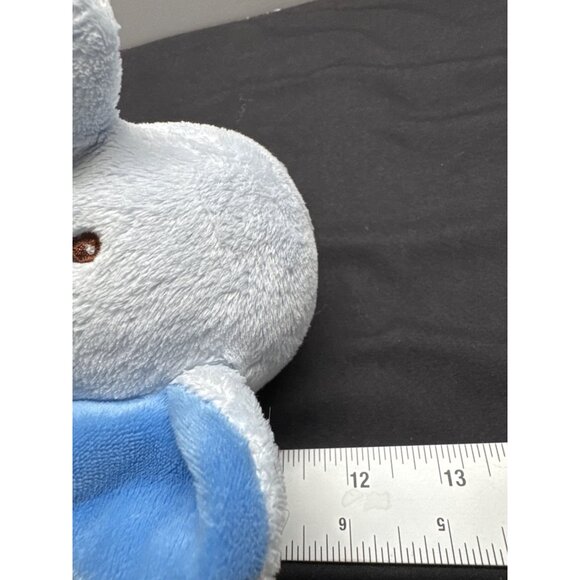 Sassy Grin & Grow Plush Elephant Stuffed Toy Weighted Bottom Soft Cuddly Blue/Gr - Picture 7 of 7